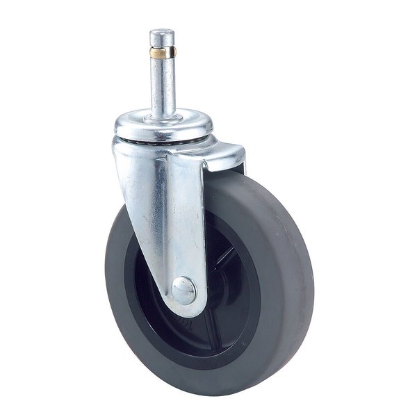 Global Industrial 4 Rubber Swivel Stem Casters, 500 lb Capacity, Set of 4 184233
